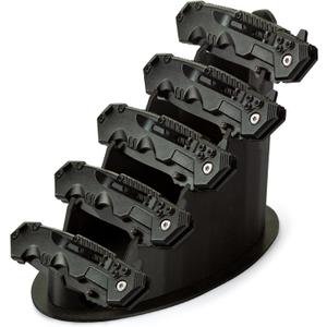 Knife Display Stand for Collections - Pocket Knife Display Case Holder Storage Rack Holds 5 Pocket Knives - Knife Enthusiast Collectibles for Display Gifts