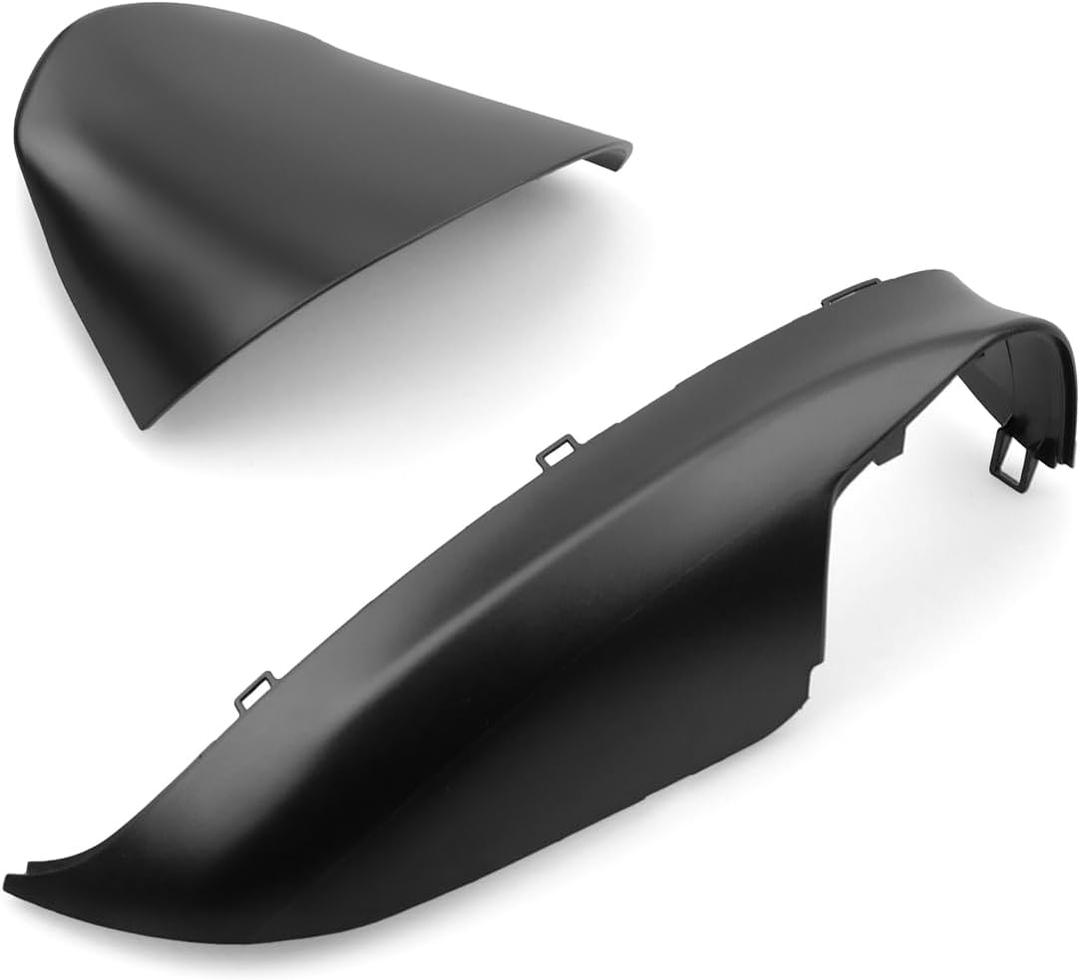 Right Side Mirror Lower Cover Trim and Base Fit for Mazda CX-5 2015 2016 (With Light) and CX-3 2016-2019, Passenger Side Replacement Set