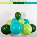 Video Game Balloon Arch Kit 138PCS Green Blue Balloon Arch Kit Pixel Theme Foil Block TNT Cube Balloons –Camo Gaming Party Decoration for Boy, Blue Green Black Garland for Gamer Birthday Game on Night