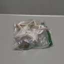 Christmas Star Tree Topper, Wooden 3D Star Glittered Hollow Plug-in Christmas Tree Topper Decoration with LED Light & 6-Hour Timer Function for Indoor Office Holiday Xmas 7.87" x 8.86" (White)