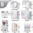 8 Set Packing Cubes for Travel, Gifts for Women Mom,Anti-Tearing Suitcase Organizer,OlarHike Vacation Essentials & Accessories for Cruise Ship