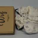 White Wig Regency Ringlet Historical Colonial Costume Wig Funny Wig for Men George Washington Costume (White)