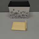 Discreet Tampon Holder for Bathroom with Vanity Tray Lid, Tampon Organizer for bathroom for Wall or Countertop Mount, Wood Pad Dispenser, Feminine Product Organizer (Floral)