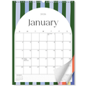 S&O Palm Beach Arc 2026 Wall Calendar - Tear-Off Monthly Calendar through December 2026-18 Month Academic Wall Planner - Hanging Organizer to Track Anniversaries & Appointments - 14.2"x10.5”in