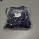 TODDOR 3 Pack Girls Winter Fleece Lined Leggings Stretchy Solid Velvet Pants Warm and Soft Tights for Kids (10-12 Years, Black, Navy, Hot Pink)