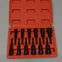 12-Piece Magnetic Nut Driver Set - Premium Impact Power Hex Nut Driver Drill Bit Master Kit, SAE & Metric, 1/4-Inch Quick-Change