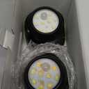 ProGreen 6000K Battery Motion Sensor Light Outdoor Waterproof Wireless LED Battery Powered Wall Light Auto On/Off Night Light 2 Pack Cool White