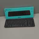 Logitech K250 Bluetooth Keyboard with Numpad, Easy Connectivity, Compact Wireless Keyboard Made with Recycled Plastic, Spill-Resistant, Comfortable Keys - Windows/MacOS - Graphite