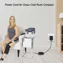 Ossur Cold Rush Replacement Power Cord - Circulating Cold Therapy, Compatible with LEONNS and Vive Machines - 6FT Clear Cord