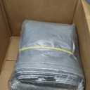 Heavy Duty Tarp 30' x 40', 12 Mil Thick Waterproof Poly Tarps, High Durability, Rip and Tear Resistant with Metal Grommets Every 20 Inches (Silver/Black)