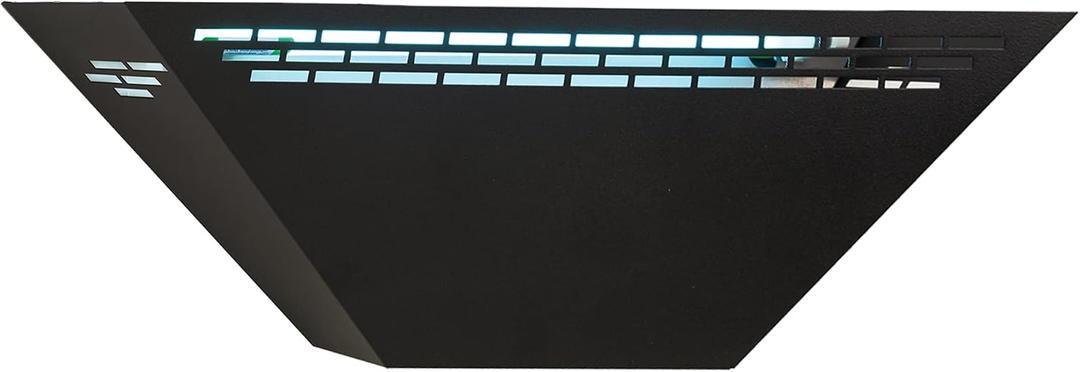 Gardner WS-85 Wall Sconce Fly Light Trap - Hides Captured Flies, Mosquitoes, Other Insects – Shatterproof UV Lamp –Homes, Kitchens, Restaurants, and Other Work Spaces - Black, 24"L x 5.5"W x 12.5"H
