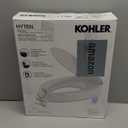 KOHLER 25875-0 Hyten 3" Height, Elevated Soft Close Elongated Toilet Seat, Contoured Seat with Grip-Tight Bumpers, Quick-Attach Hardware, No Slam Toilet Seat, White