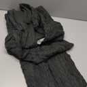 NIUBIA Womens Casual Long Sleeve Open Cardigan Warm Hooded Outwear Coat Cable Knit Long Cardigan Sweaters with Pockets (X-Large, Black)