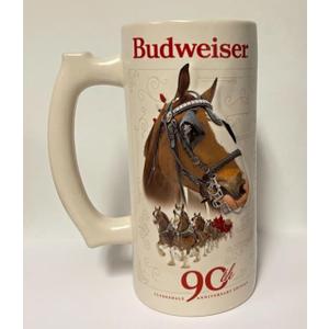 Budweiser Ceramic Clydesdales Holiday Stein, 31-ounce, 1 Count (Pack of 1)