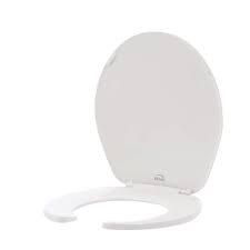BEMIS Round Plastic Toilet Seat White  