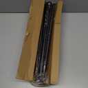 2 Pack Black Metal Curtain Rods, 28-60 inch, Heavy Duty, Adjustable, Wall Mounted, Set of 2