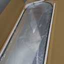 Delma Arched Mirror Full Length,Standing Mirror Full Body,Large Floor with Stand for Wall Entryway Door Bedroom Bathroom Living Room (56"L x 15"W, Black Frame)