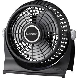 Lasko Breeze Machine Pivoting Floor/Table, 2-Speed, Black (507) Household Fans