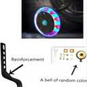 a Pair of Children's Bicycle Riding Flash Silent Training Wheels, Suitable for 12-20 inch Single Speed Bicycles (Pink)