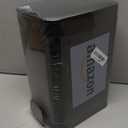 rejomiik Small Bathroom Trash Can with Lid Slim Soft Close Garbage Can Step Wastebasket Container Trash Bin for Office Bedroom Kitchen Living Room (1.9 Gallon Black)