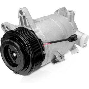 AC Compressor with Clutch with Clutch Compatible with 2009-2014 Nissan Murano, Maxima, 2011-2017 Quest, 2013-2016 Pathfinder 3.5L, w/One Plug