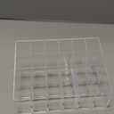 4 Pack Acrylic Lipstick Holder Organizer, 24 Slot Clear Lip Gloss Holder, Lipstick Display Stand for Lipsticks, Lip Balms, Makeup Brushes & Nail