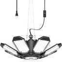 Garage Light Plug in (Built-in Outlet), 25000LM Linkable LED Shop Light w/ 9.84ft Power Cord and Switch, 6500K Hanging Work Light for Garage, Workshop, Utility Room (1 Pack)