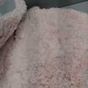 Bathroom Rugs 24x48 Non Slip Fluffy Bath Mat for Bathroom Floor Washable Plush Luxury Bath Rug for Tub Soft Shaggy Absorbent Shower Sink Mat, Sakura Pink