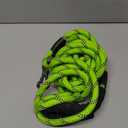 NTR Heavy Duty Dog Leash, 15FT Training Leash with Swivel Lockable Hook, Padded Handle and Highly Reflective Threads, Dog Lead for Walking, Hunting, Camping, Backyard for Small Medium Large Dog (15ft*1/2", Green)