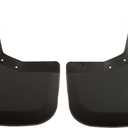Husky Liners - Rear Mud Guards | 2007-2013 GMC Sierra 1500, 2007-2014 GMC Sierra 2500/3500, Rear Set - Black, 2 Pc. | 57801