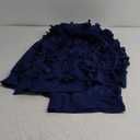 Lush Decor Riley Window Curtain (Single Panel), 54"W x 63"L, Navy