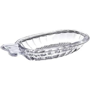 Glass Baby Food Grater, Transparent, Modern