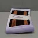 Overnight Hair Curlers Heatless Curls - 6 Pcs No Heat Blowout Curling Rods to Sleep In with Satin Hair Scarf (Brown)