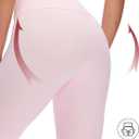 NANJI High Waisted Leggings for Women - Buttery Soft Yoga Pants, Squat Proof Stretch Workout Running Casual Leggings (Pink, M)