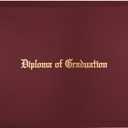 3 x GraduationMall Imprinted Diploma Cover for Certificate 8.5''x 11'' Red,1-Pack