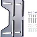 JMCHstore Mini Bike Engine Mount Plate 10mm Aluminum Bracket Kit,for FRP GMB100 Coleman B100 Mega Moto mm80, for Hoverheart MB001 Baja DB30 Motovox MBX10, Bolt-On Swap for Predator 212 196 224cc