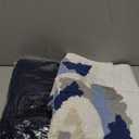 4 Pcs Winter Pillow Covers, Embroidered Xmas Tree Snowflake House Decoration Blue Grey Christmas Throw Pillow Covers for Christmas Winter Holiday Farmhouse Sofa Couch Bed Room Decor (20x20 Inch)