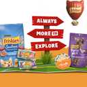 Purina Friskies Natural, Grain Free Wet Cat Food Lickable Cat Treats, Lil' Soups Flaked Chicken - (Pack of 8) 1.2 oz. Tubs