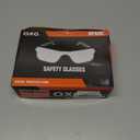 OXG 6 Pack Safety Glasses, Scratch Resistant Wraparound Lenses ANSI Z87.1 Protective Eyewear for Unisex
