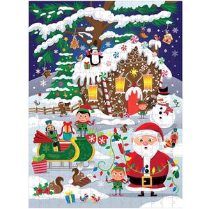 Sparkle and Bash 300 Piece Christmas Jigsaw Puzzle - Winter Wonderland - 20x27 Inch Large Christmas Puzzle for Kids Adults for Winter Holiday Xmas Gift Present