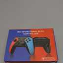 Wireless Switch Controller for Nintendo Switch/Switch 2/Lite/OLED Controller, Switch Controller with a Mouse Touch Feeling on Back Buttons, Extra Switch Pro Controller with Wake-up,Programmable, Turbo Function (Red+Blue)