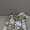 Peonies Artificial Flowers 12 Bundles Pink Flowers Bouquet, Lifelike Silk Fake Peonies with Stems for Home Table Centerpieces, Wedding, Party & DIY Bridal Floral Arrangements (Blue)