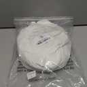 Women's Going Out Bodycon Long Sleeve Round Neck Ruched Party Club Mini Dresses (Large, White)