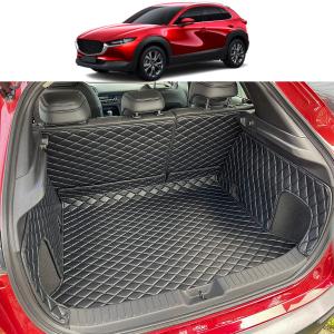 for 2020-2026 Mazda CX30 CX-30 Trunk Mat and Rear Backrest Mat Cargo Liners All Weather Anti-Slip