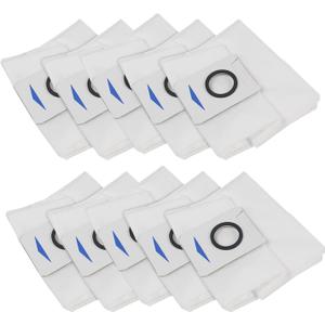 10 pack Replacement Vacuum Cleaner Filter Bags Compatible with ECOVACS DEEBOT X1 OMNI Turbo T10 T20 Robot Vacuum Cleaner