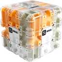 Large Labyrinth 3D Puzzles Maze Cube - Engaging Brain Teaser - 3D Maze Ball, Rubik Race Game, Improve Spatial Recognition, Relieve Stress (Yellow)