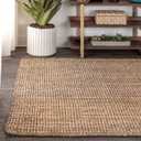 JONATHAN Y Pata Hand Woven Chunky Jute Natural Indoor Area Rug, 4x6, Bohemian, Rustic, Cottage, Easy-Cleaning for Living Room, Bedroom, Kitchen, Non-Shedding (NRF102A-4)