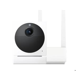 Wyze Cam Outdoor Starter Bundle v2 (1 Camera + Base Station) - 1080p HD Wireless Home Security Camera, Battery-Powered, IP65 Rated, Color Night Vision, 2-Way Audio, Compatible with Alexa & Google
