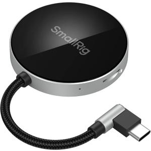 SMALLRIG SD/TF Dual-Slot Card Reader, USB 3.0 104MB/s High-Speed Transfer, Magnetic Adsorption Phone & 90 Angled Connector for iPhone 16/for Samsung/for Huawei, SDXC/TF Card Adapter - 4869
