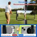 4 x NOKINS Magnetic Golf Cart Phone Holder Fits EZGO, Club Car, Yamaha, Compatible with iPhone 16/15/14/13/12 Series, 360° Rotation, Strong Magnet, Golf Cart Accessories for Men&Women - Golf Gifts